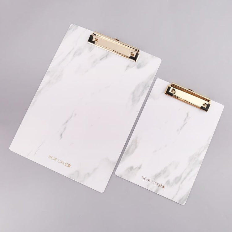Marble Pattern Clipboard Writing Pad File Folders Document Holder School Office Stationery, Size:A4