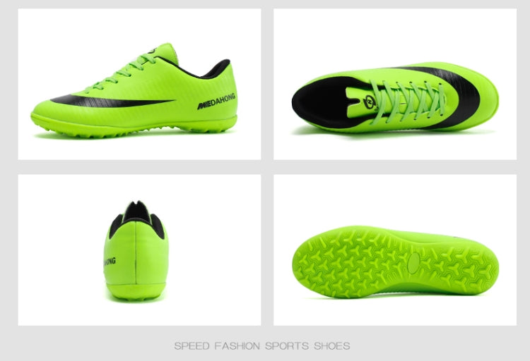 Breathable Non-slip Soccer Shoes Indoor and Outdoor Training Football Shoes for Children & Adult, Shoe Size:34