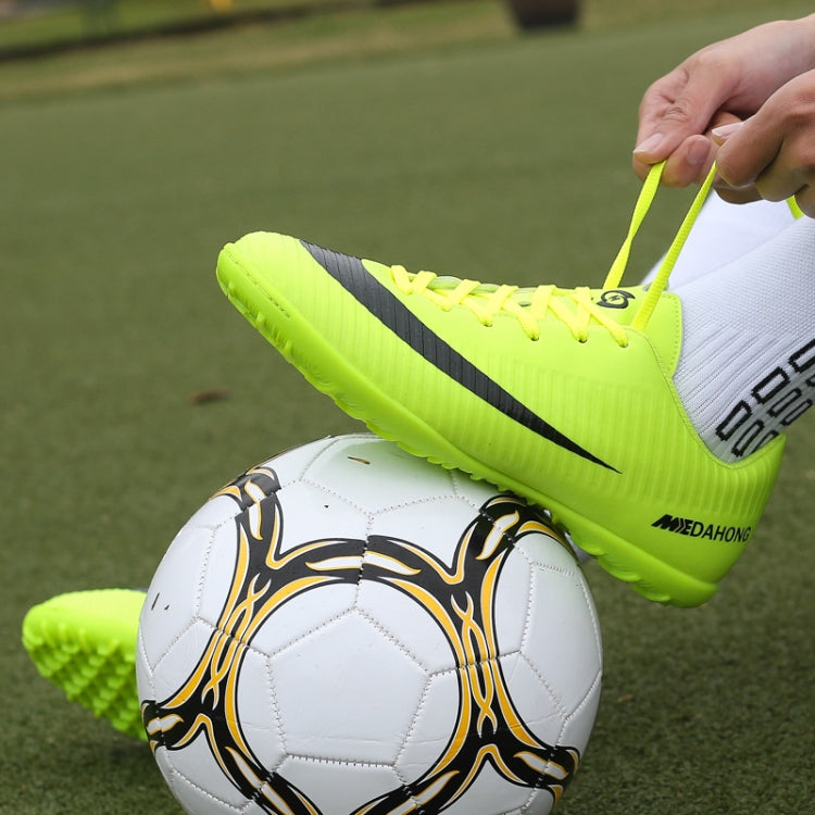 Breathable Non-slip Soccer Shoes Indoor and Outdoor Training Football Shoes for Children & Adult, Shoe Size:35