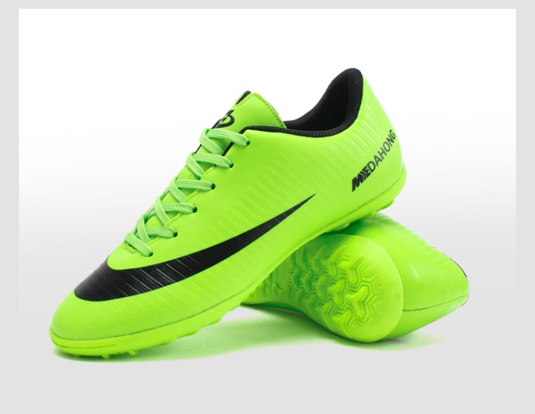 Breathable Non-slip Soccer Shoes Indoor and Outdoor Training Football Shoes for Children & Adult, Shoe Size:38