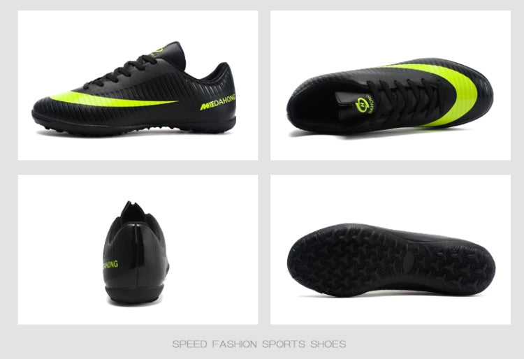 Breathable Non-slip Soccer Shoes Indoor and Outdoor Training Football Shoes for Children & Adult, Shoe Size:39
