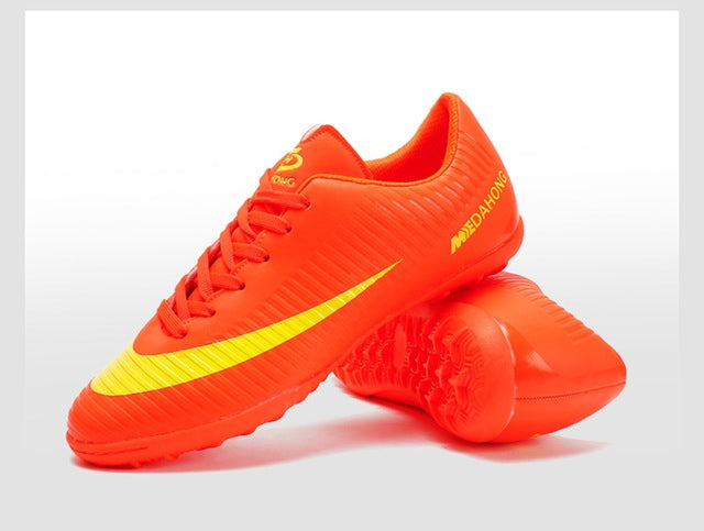 Breathable Non-slip Soccer Shoes Indoor and Outdoor Training Football Shoes for Children & Adult, Shoe Size:42