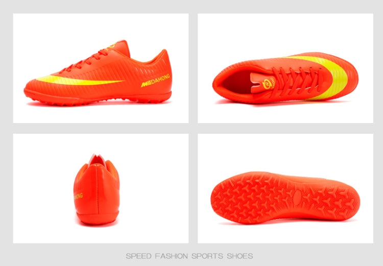 Breathable Non-slip Soccer Shoes Indoor and Outdoor Training Football Shoes for Children & Adult, Shoe Size:42