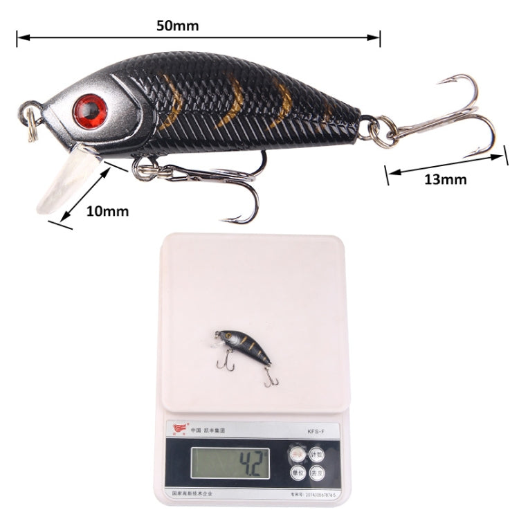 Floating Minor Fishing Bait Minor Rock Road Yat 8 Color Plastic Fishing Bait Hard Bait Fresh Water Bait 5cm/4.2g