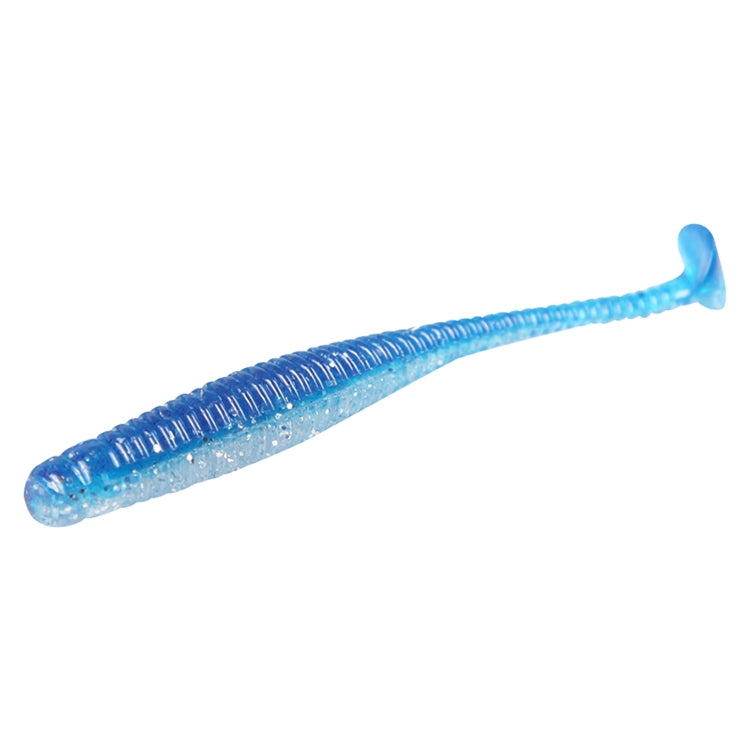 12 PCS/Pack Soft Bait Worm Tail Wobblers Fishing Lure Aritificial Silicone Salt Smell Fishing Jigging Bait