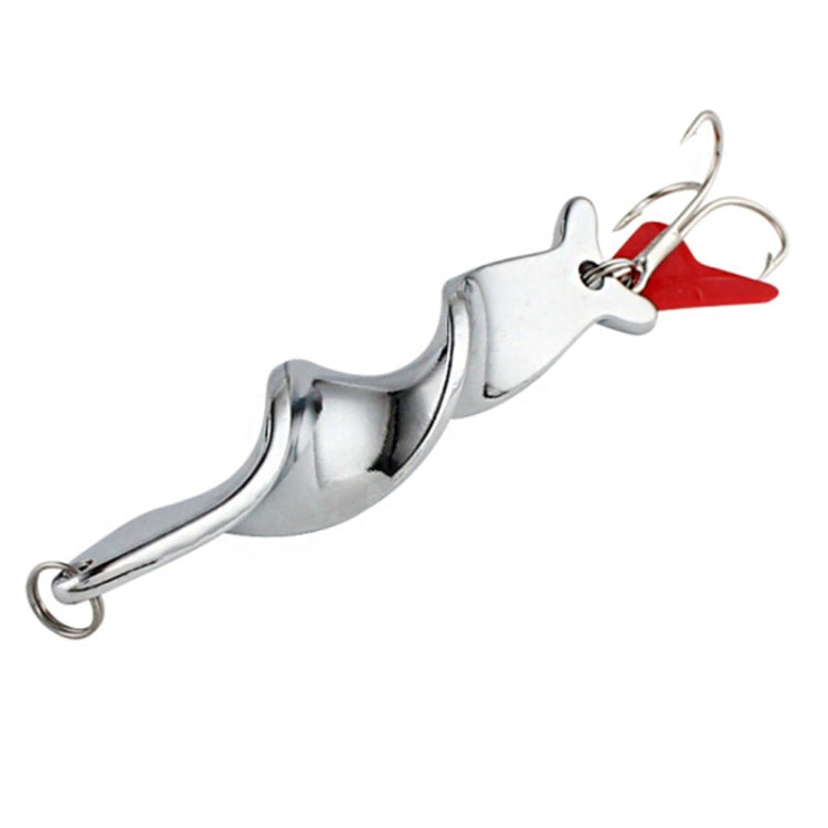 Rotating Metal Spinner Fishing Lure Hard Baits Fish Hook Tackle, Weight:14g