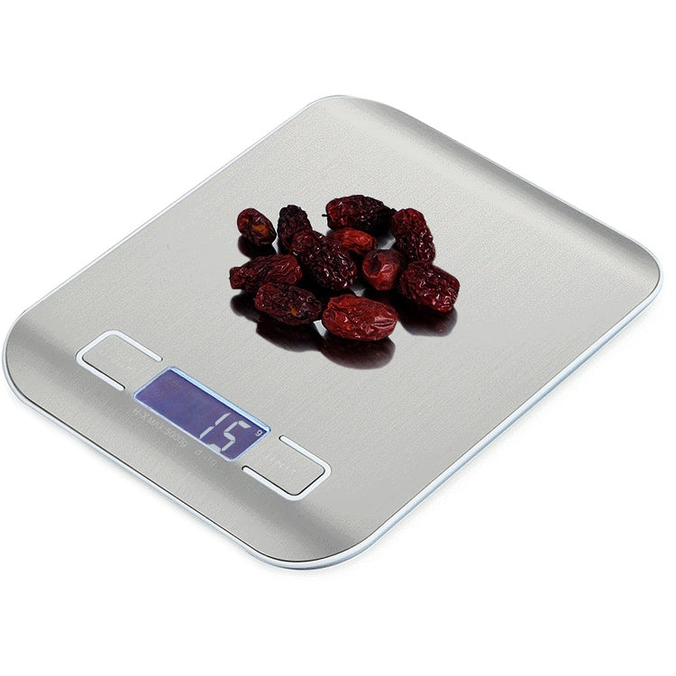 BOH-2012 Digital Multi-function Stainless Steel Food Kitchen Scale with LCD Display, Specification: 10kg/1g