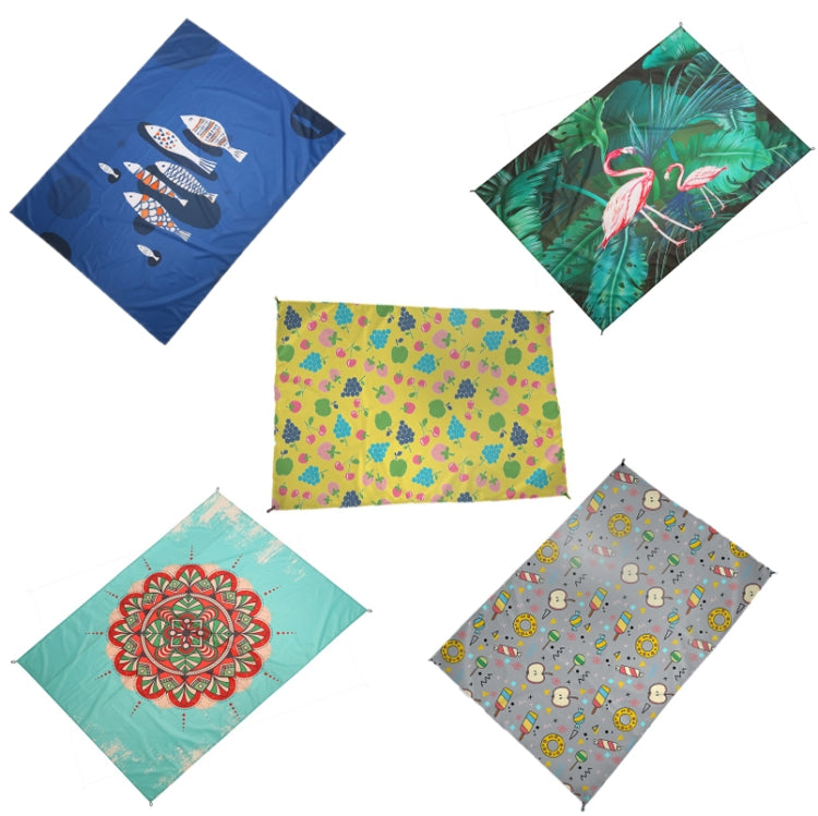 Outdoor Color Beach Mat Waterproof Picnic Mat, Size:1x1.4m