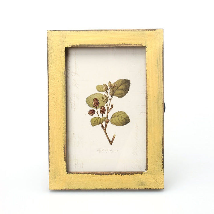 6 inch Home Decor Retro Wooden Picture Photo Frames Ornament