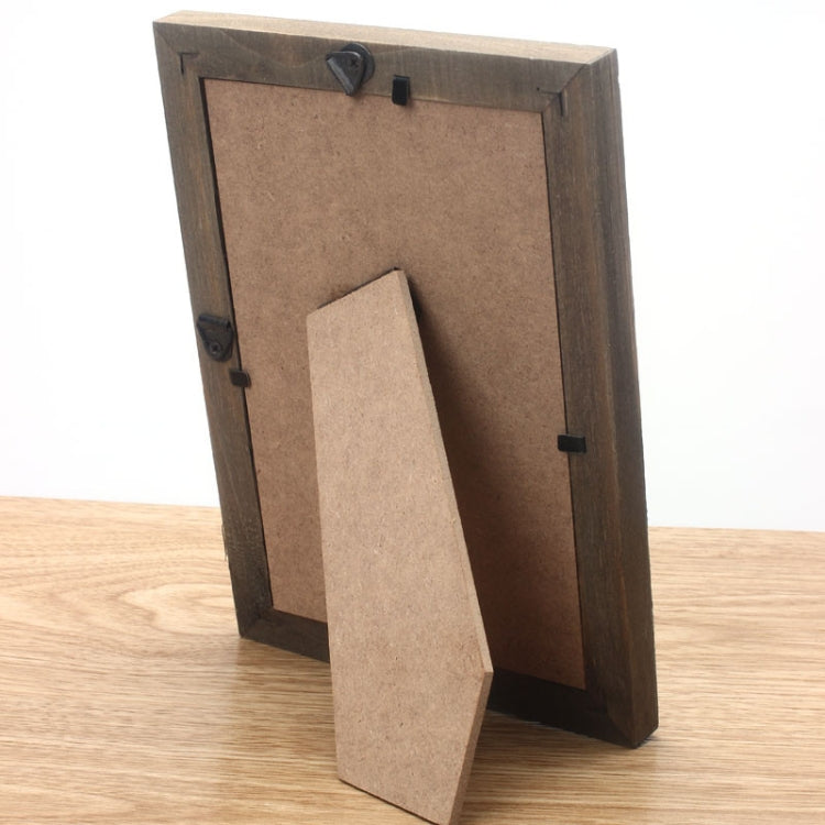 6 inch Home Decor Retro Wooden Picture Photo Frames Ornament