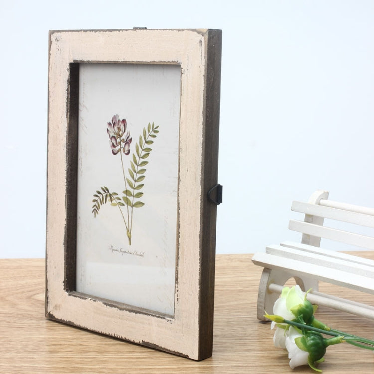 6 inch Home Decor Retro Wooden Picture Photo Frames Ornament