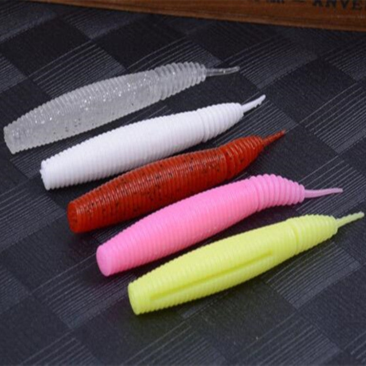 5 PCS Fishing Lure Shad Soft Baits Wobblers Easy Shiner Jig Head Silicone Worm Pesca Fishing Tackle Accessories