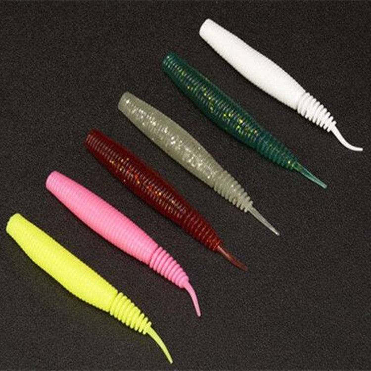 5 PCS Fishing Lure Shad Soft Baits Wobblers Easy Shiner Jig Head Silicone Worm Pesca Fishing Tackle Accessories