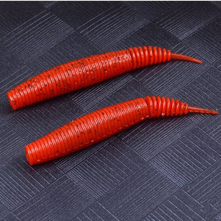 5 PCS Fishing Lure Shad Soft Baits Wobblers Easy Shiner Jig Head Silicone Worm Pesca Fishing Tackle Accessories