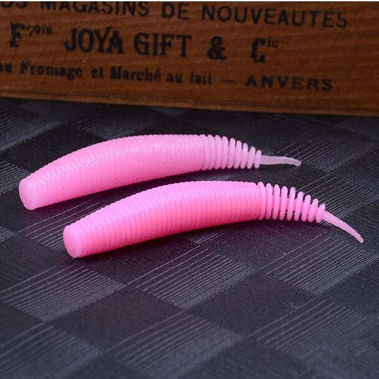5 PCS Fishing Lure Shad Soft Baits Wobblers Easy Shiner Jig Head Silicone Worm Pesca Fishing Tackle Accessories