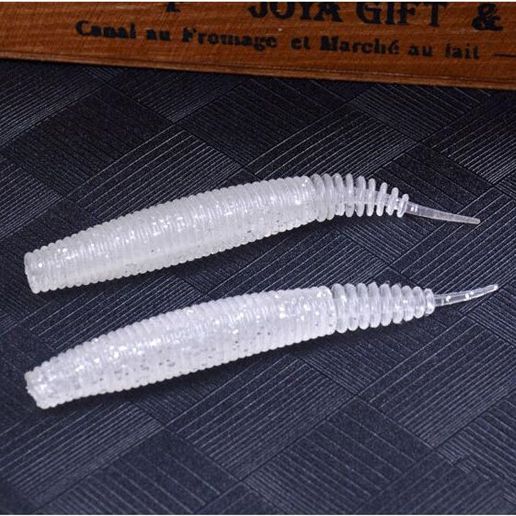 5 PCS Fishing Lure Shad Soft Baits Wobblers Easy Shiner Jig Head Silicone Worm Pesca Fishing Tackle Accessories