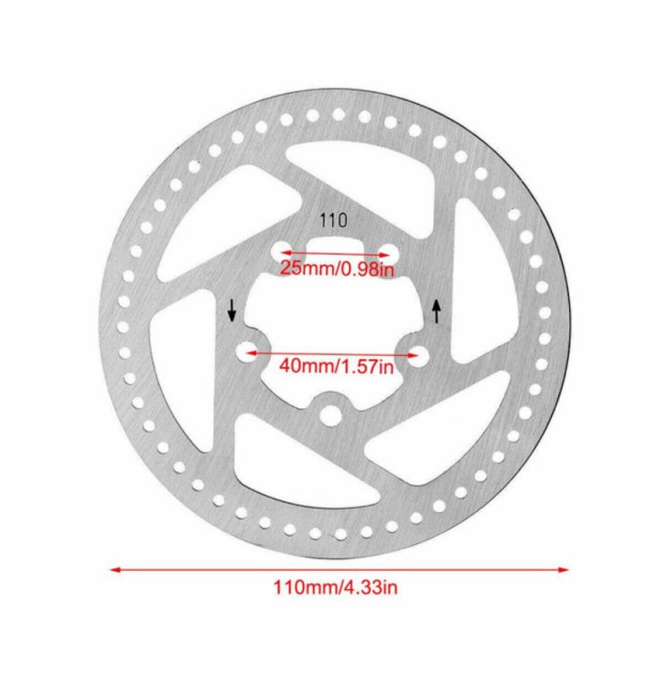 2 PCS For Xiaomi Mijia M365 Electric Scooter Front and Rear Wheel Disc Brake Pads(Silver)
