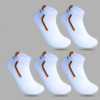 5 Pairs Cotton Socks Men's Solid Color Fashion Male Boat Socks