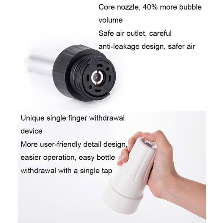 Portable Manual Bubble Water Sodas Machine Mini Carbonated Drink Juice Soda Maker Spritzer