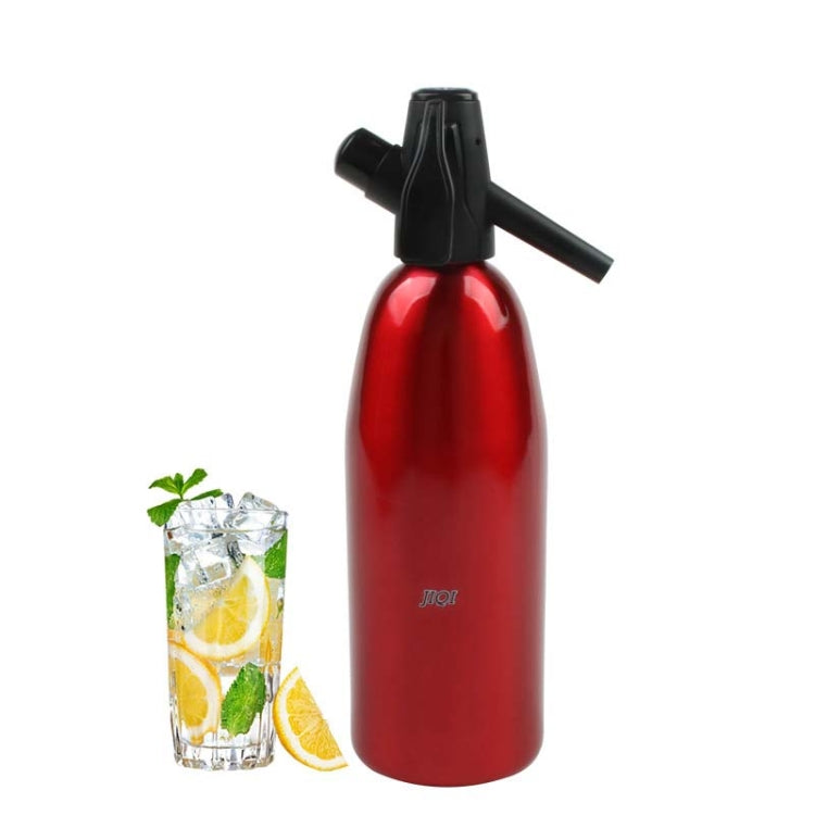 Manual Soda Siphon CO2 Dispenser Water Bubble Generator Cool Drink Cocktail Soda Machine Aluminum Bar DIY Soda Maker, Capacity: 1L