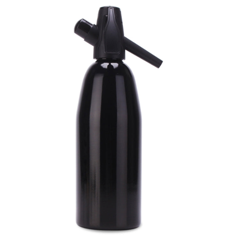 Manual Soda Siphon CO2 Dispenser Water Bubble Generator Cool Drink Cocktail Soda Machine Aluminum Bar DIY Soda Maker, Capacity: 1L