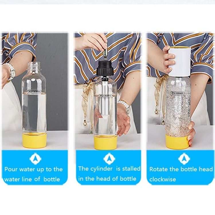 Portable Soda Maker Cool Drink Carbonated Bubble Water Machine DIY Cocktail CO2 Soda Siphon Maker Bar Tools, Capacity: 1000ml
