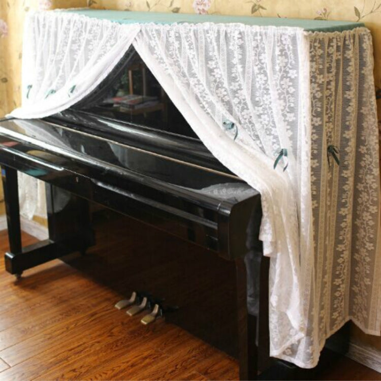 Lace Dust Wiper All-inclusive Piano Dust Cover, Size: 150x35x100cm(Malachite Green)