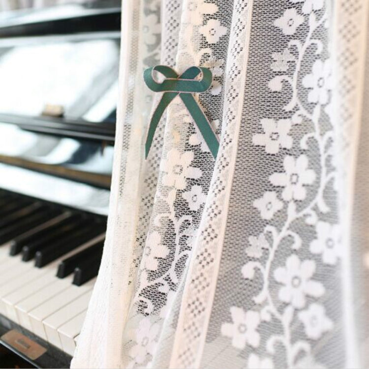 Lace Dust Wiper All-inclusive Piano Dust Cover, Size: 150x35x100cm(Malachite Green)