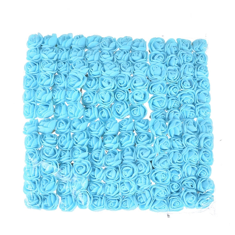 DIY Mini Foam Rose Artificial Flower Bouquet Multicolor Rose Wedding Flower Decoration Scrapbooking Fake Rose Flower