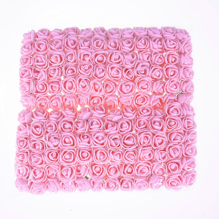 DIY Mini Foam Rose Artificial Flower Bouquet Multicolor Rose Wedding Flower Decoration Scrapbooking Fake Rose Flower