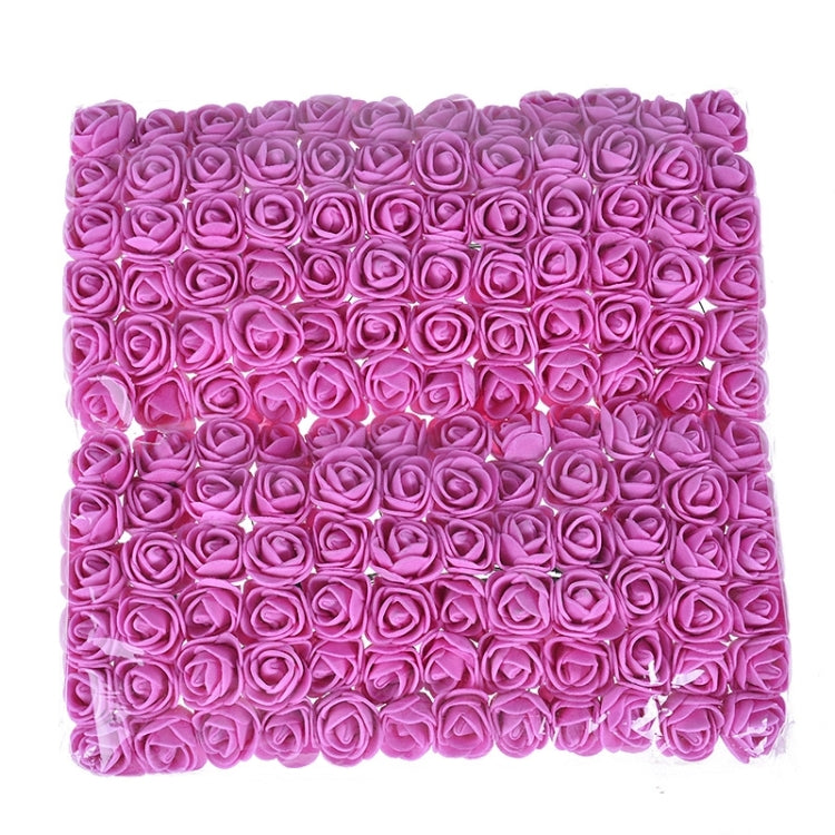 DIY Mini Foam Rose Artificial Flower Bouquet Multicolor Rose Wedding Flower Decoration Scrapbooking Fake Rose Flower