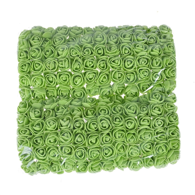 DIY Mini Foam Rose Artificial Flower Bouquet Multicolor Rose Wedding Flower Decoration Scrapbooking Fake Rose Flower