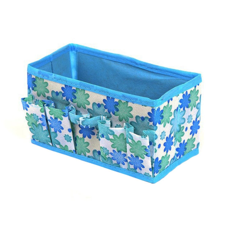 2 PCS Multifunctional Folding Non-woven Cosmetic Bag Desktop Cosmetic Storage Box Scarf Socks Storage Bag