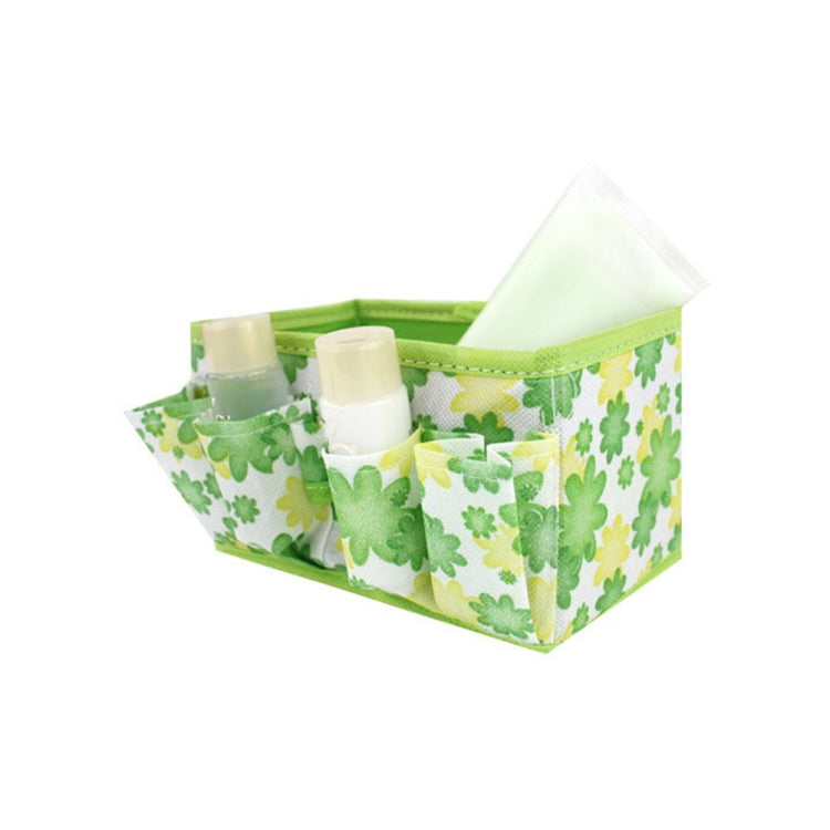 2 PCS Multifunctional Folding Non-woven Cosmetic Bag Desktop Cosmetic Storage Box Scarf Socks Storage Bag