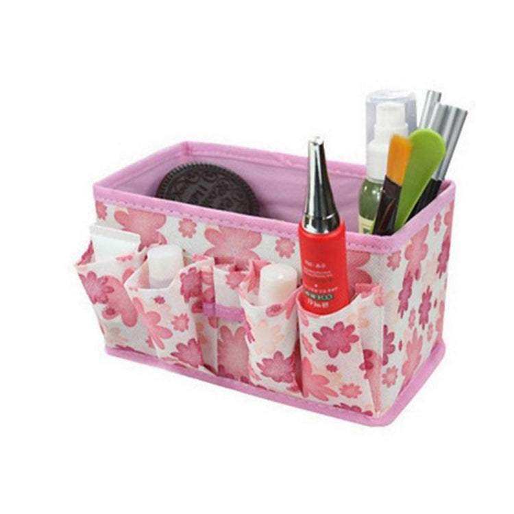 2 PCS Multifunctional Folding Non-woven Cosmetic Bag Desktop Cosmetic Storage Box Scarf Socks Storage Bag