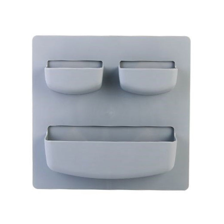 Household Paste Wall Rack Bathroom Wall Storage Rack Free Punch Wall Mount Rack Kitchen Shelves