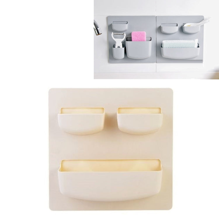 Household Paste Wall Rack Bathroom Wall Storage Rack Free Punch Wall Mount Rack Kitchen Shelves