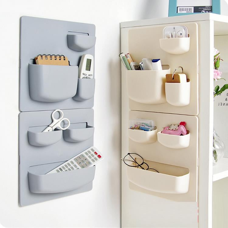 Household Paste Wall Rack Bathroom Wall Storage Rack Free Punch Wall Mount Rack Kitchen Shelves