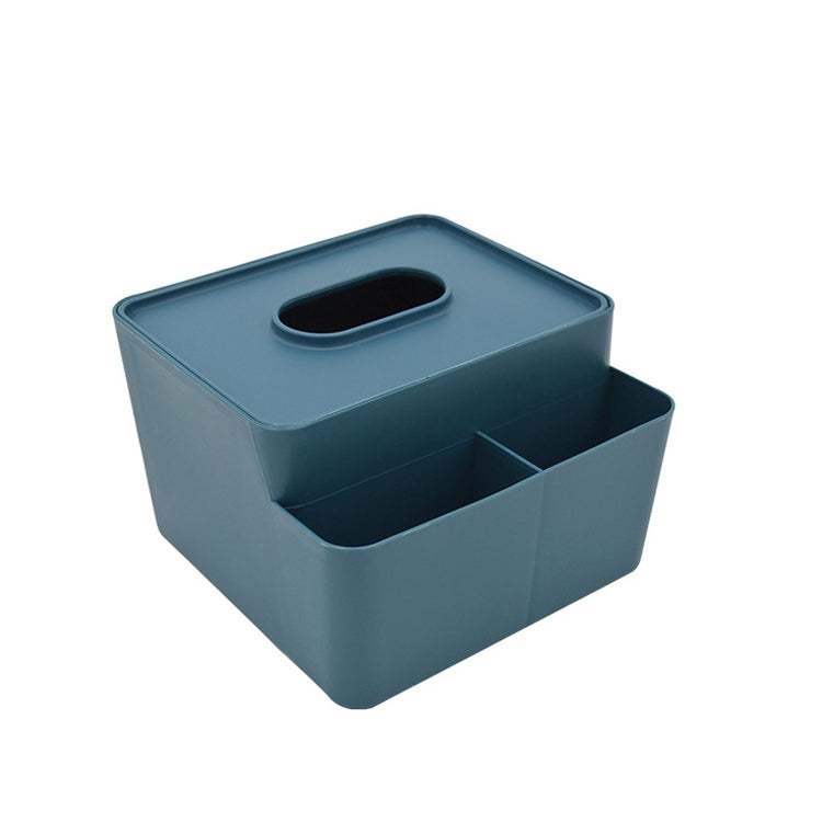6 PCS Simple Plastic Multifunctional Tissue Box Home Office Desk Storage Drawer Tray