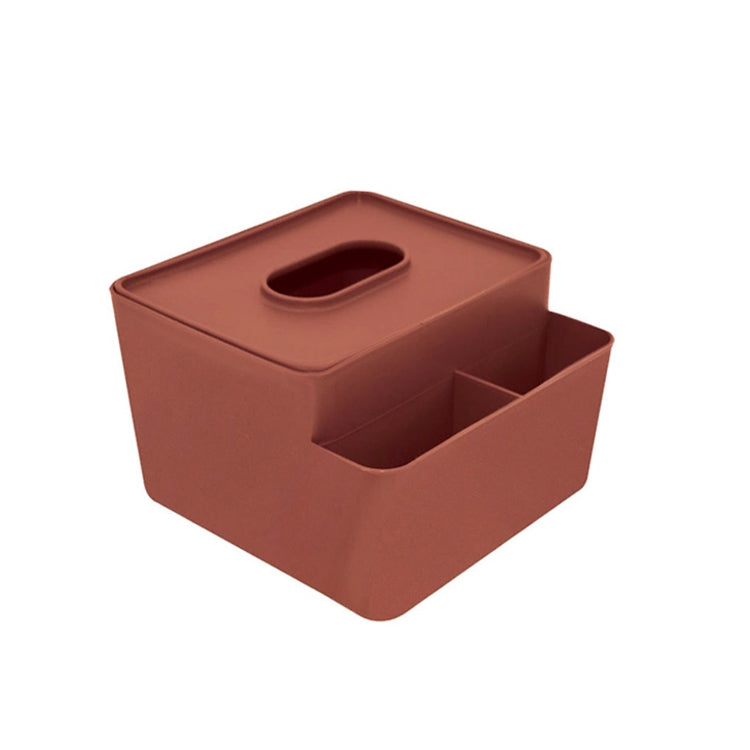 6 PCS Simple Plastic Multifunctional Tissue Box Home Office Desk Storage Drawer Tray