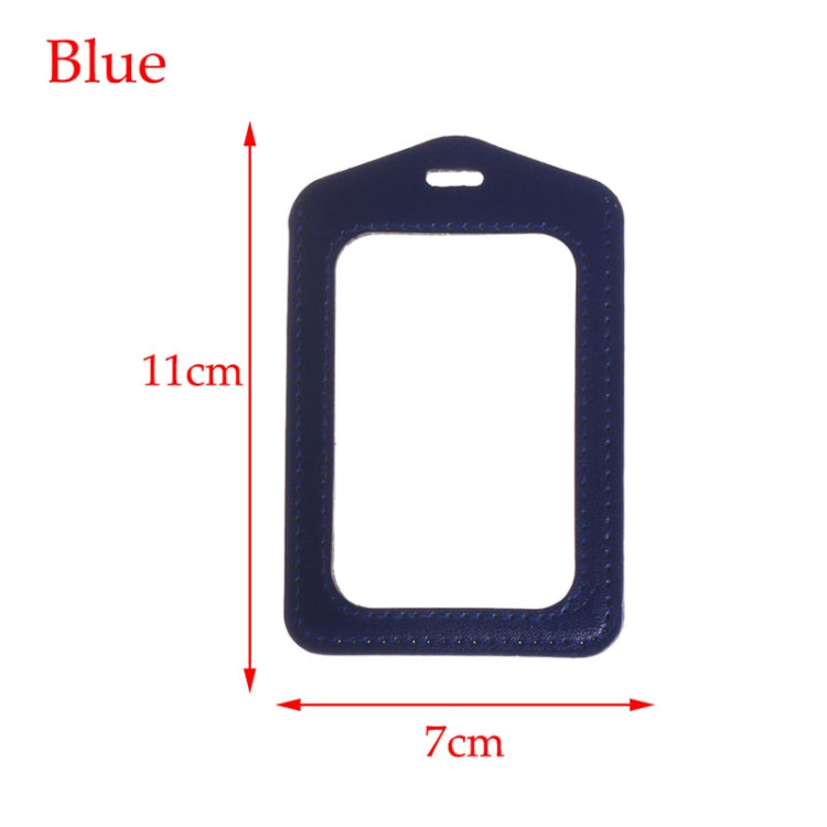 3 PCS Portable String Fashion ID Bus Identity Badge PU Card Case