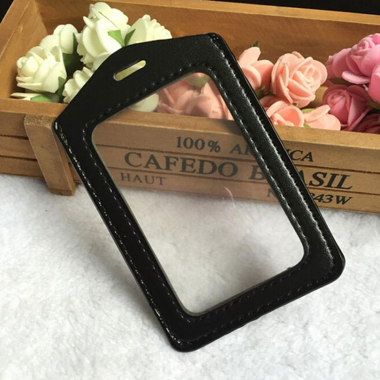 3 PCS Portable String Fashion ID Bus Identity Badge PU Card Case