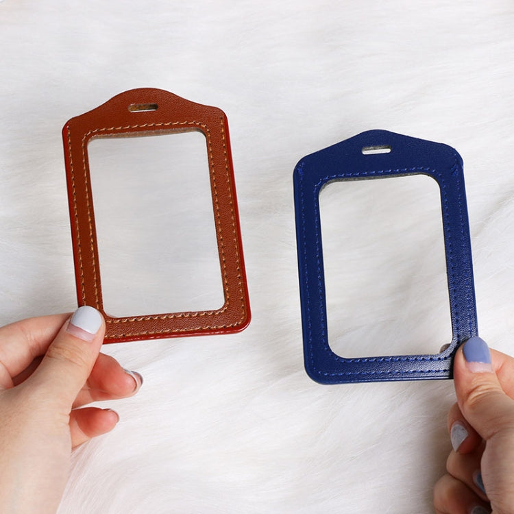 3 PCS Portable String Fashion ID Bus Identity Badge PU Card Case