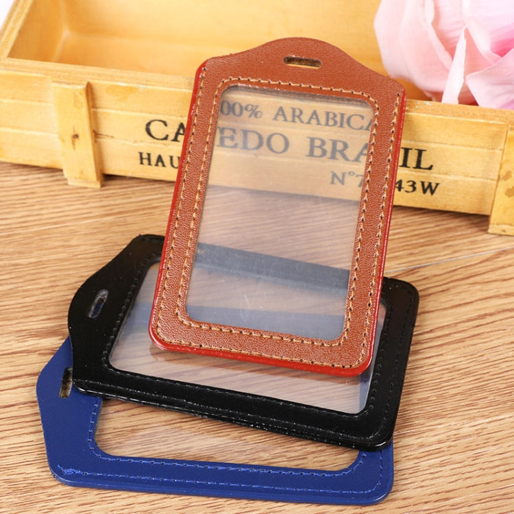 3 PCS Portable String Fashion ID Bus Identity Badge PU Card Case