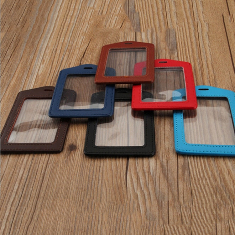 3 PCS Portable String Fashion ID Bus Identity Badge PU Card Case