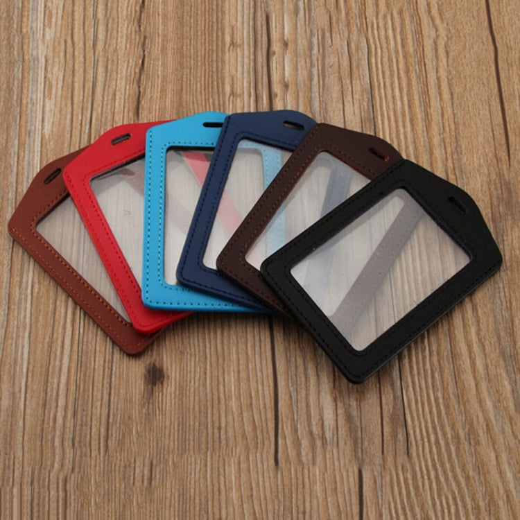 3 PCS Portable String Fashion ID Bus Identity Badge PU Card Case