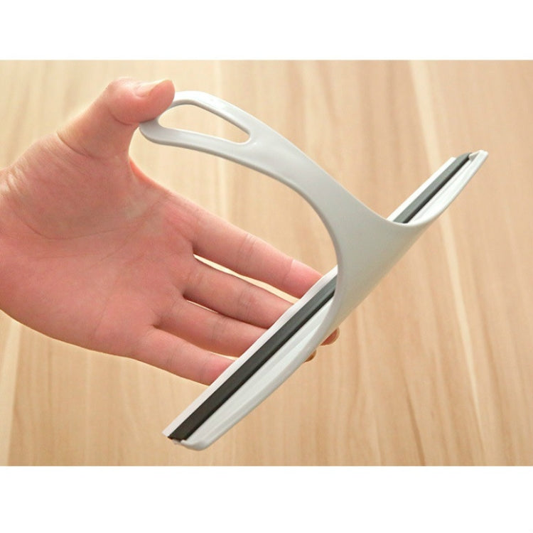 30 PCS Plastic Glass Wiper Sanitary Cleaning Non-slip Soft Rubber Handle Wiper Random Color