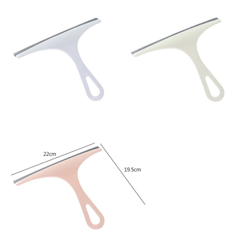 30 PCS Plastic Glass Wiper Sanitary Cleaning Non-slip Soft Rubber Handle Wiper Random Color