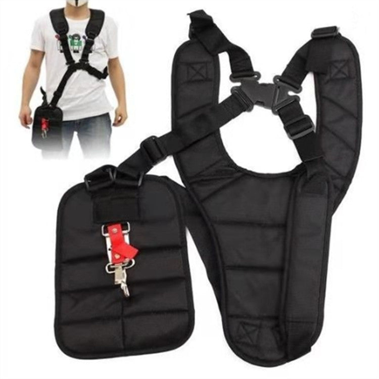 Double Breasted Shoulder Harness Side Strap For Brush Cutter(Black)