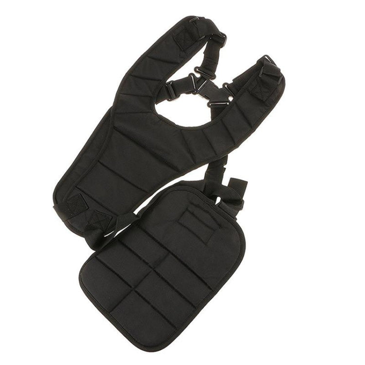 Double Breasted Shoulder Harness Side Strap For Brush Cutter(Black)
